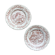 Pair of vintage dessert plates