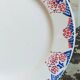 Nine Sarreguemines earthenware dessert plates, Brunoy service, 1940s