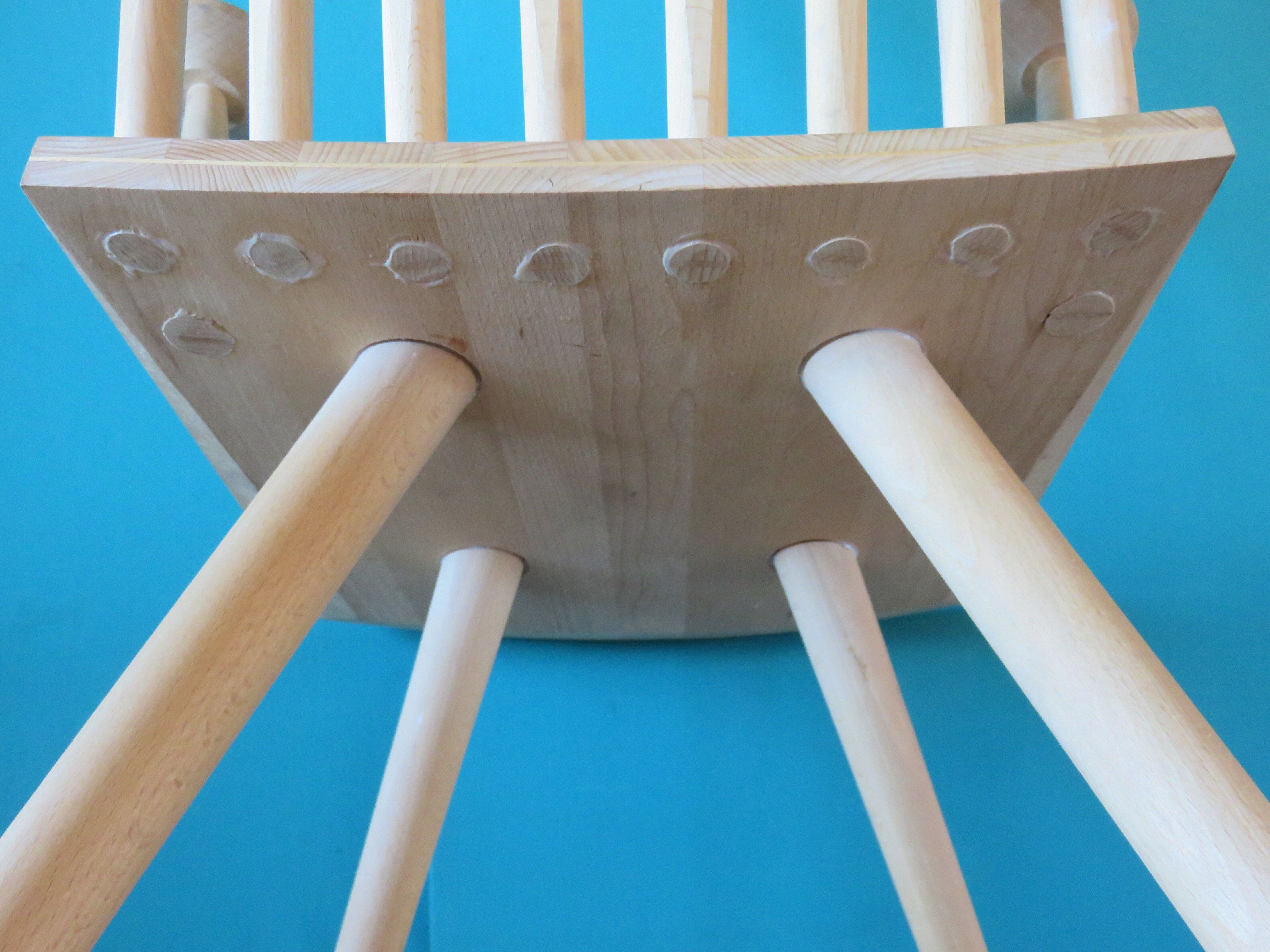 Pair of maple "Mikado" armchairs by J.Foersom and P.Hjort Lorenzen