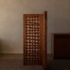 Paravent vintage en bois à 3 panneaux ajourés · Paravent pliant en pin (135 cm)