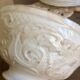 Beige bowl flower pattern