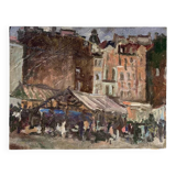 Old city painting Paris