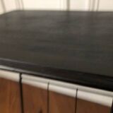 Tablet floor lamp and magazine holder with diabolo