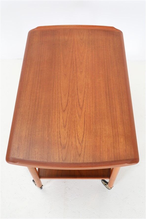 Mogens Hansen teak serving trolley with tray / Mid Century / Danish Modern Design / 1960s