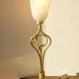 Art Nouveau style lamp by Müller Frères