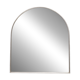 Minimal Shield Shaped Wall Mirror with a Steel Frame, Italy