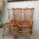 Rattan chairs by Louis Sognot