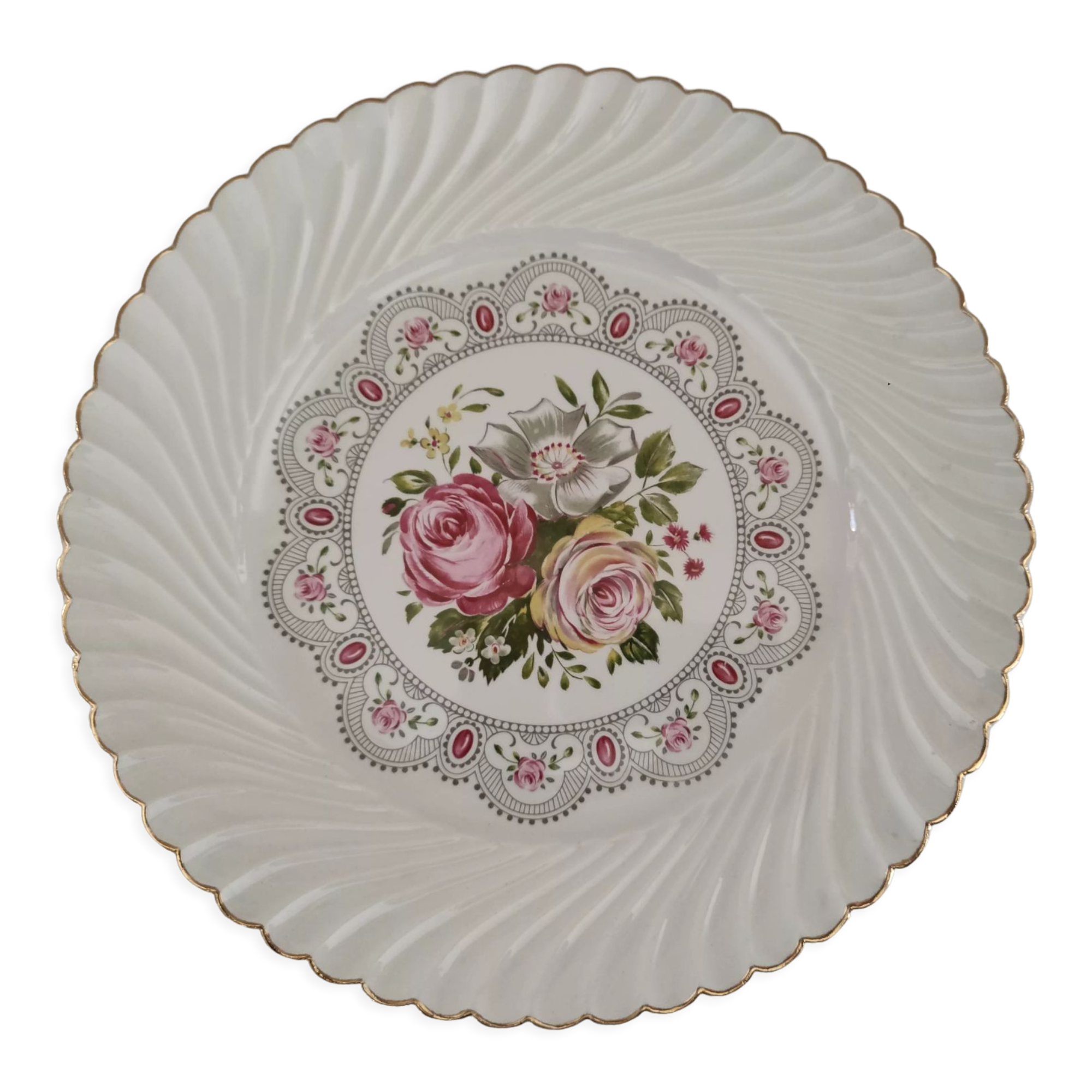 K&g lunéville round dish tradition model