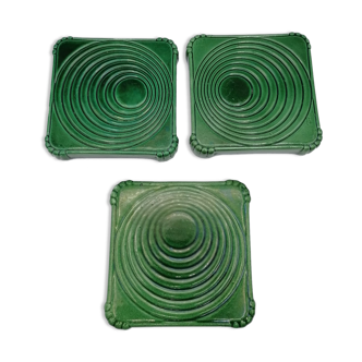 Dessous de plat et 3 dessous de bouteille