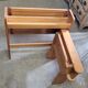 Bureau à système pliant pour enfant , vintage 1970