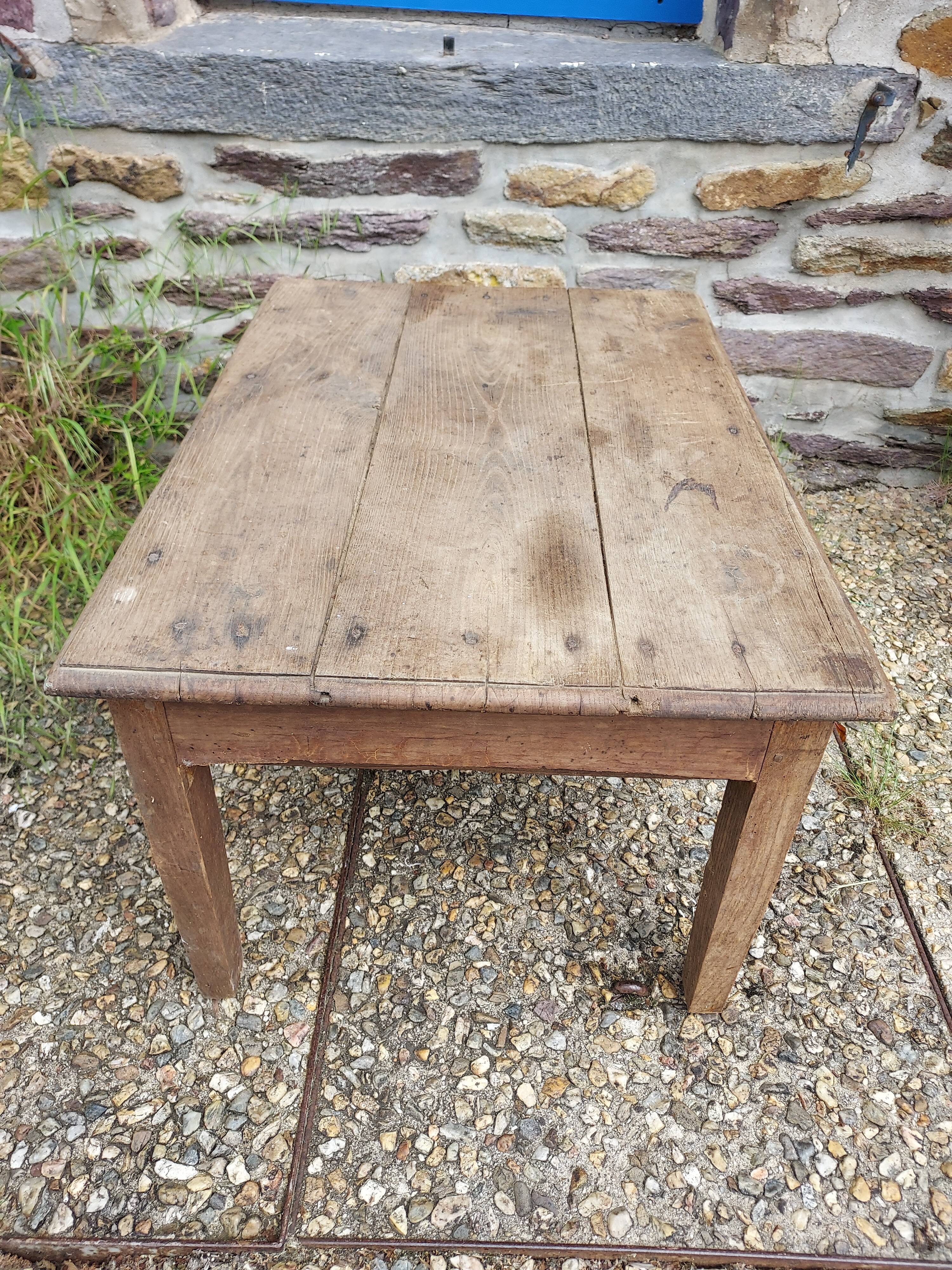 Antique oak coffee table