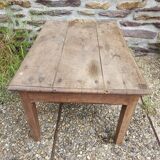 Table basse ancienne en chêne