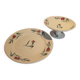 Set of 2 “Terre de fer” dishes