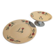 Lot de 2 plats "Terre de fer "