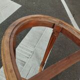 Gueridon ancien style louis xvi avec plateau marbre