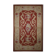 Traditional Red Wool Needlepoint Rug Handwoven Area Rug 91x152cm