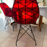 6 Italian design chairs Dal Segno model Prisma Eiffel