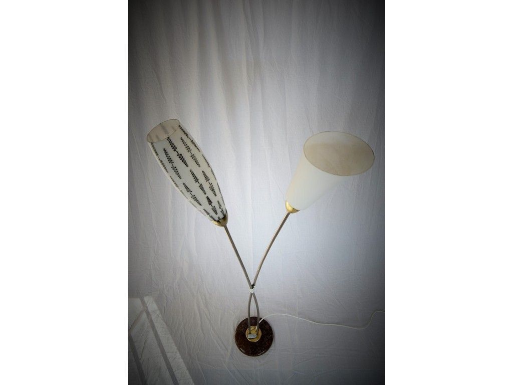 Lamp of Kamenický Šenov Czechoslovakia 1950 s