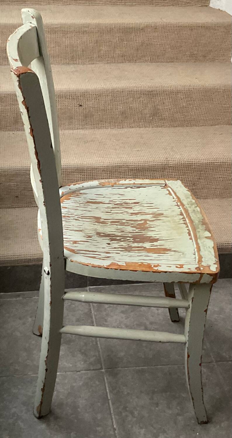 Chaise en bois vintage