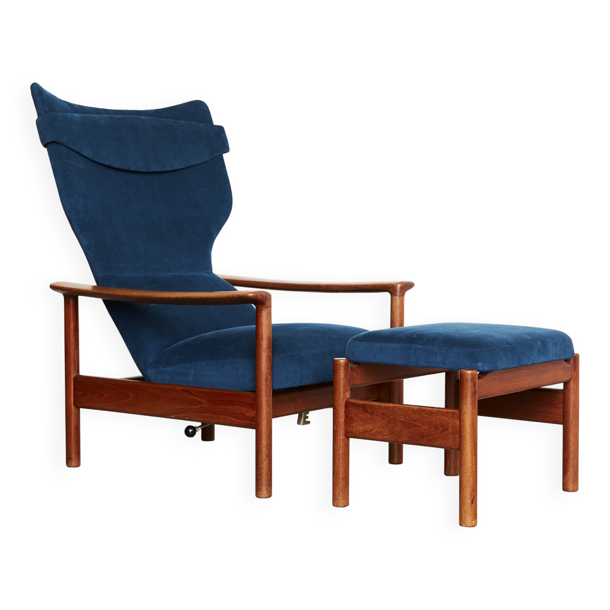 Fauteuil Rock Royal avec Ottoman par Sven Ivar Dysthe pour Arnestad Bruk