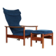 Fauteuil Rock Royal avec Ottoman par Sven Ivar Dysthe pour Arnestad Bruk