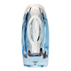 Blue glass vase model 914 mid-century by Rudolf Schröter for Rosice, 1950s