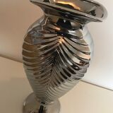 High Art Deco style metallic vase