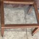 Coffee table on casters