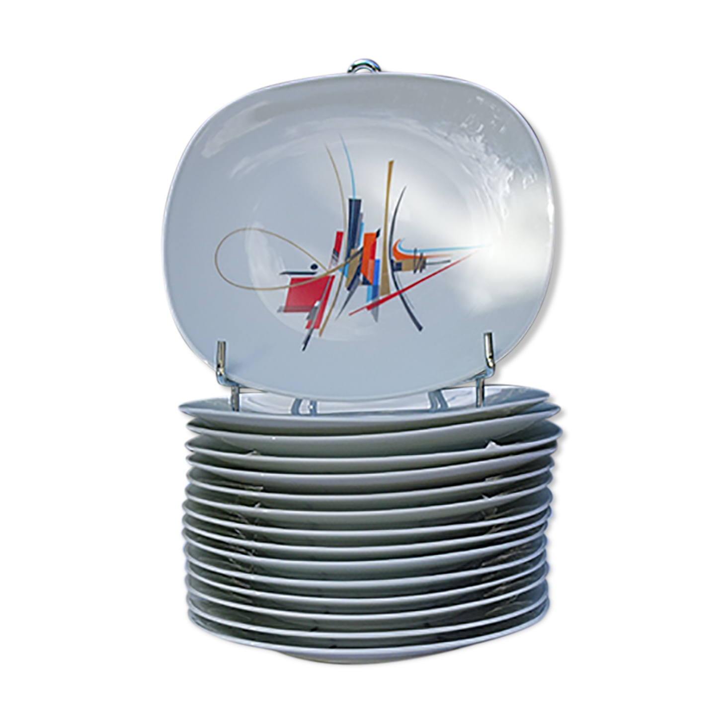 Assiette Rectangulaire 11,4" X 6" - Blanc - Planet Imports - Doyon Després