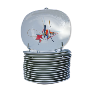 lot de 15 assiettes plates