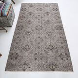 Tapis turc gris affligé 206x114cm