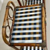 Pair of vintage 70s checkerboard bedside tables: Ref cindy