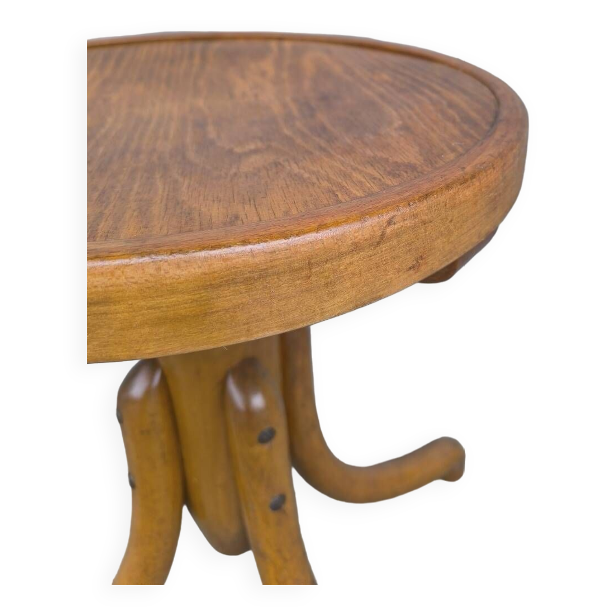 Tabouret en bois courbé réglable