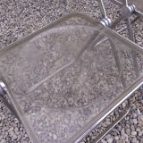 5 vintage 70'S chairs + Giancarlo Piretti Castelli support