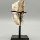 Decorative duo — Maligano jasper sphere & quartz clusters on bases