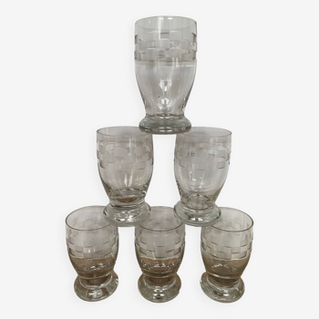 Set de 6 verres