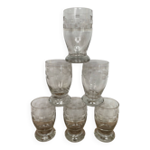 Set of 6 glasses