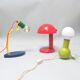 1980s mushroom desk lamp