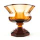 Goblet, Art Deco, crystal, Moser, Czechoslovakia, 1930s