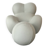 Armchair and footrest Up 5/6 La Mamma by Gaetano Pesce for B&B Italia 2000s edition