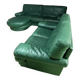 Roche Bobois living room green leather made in Italy