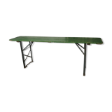 Folding brewery table