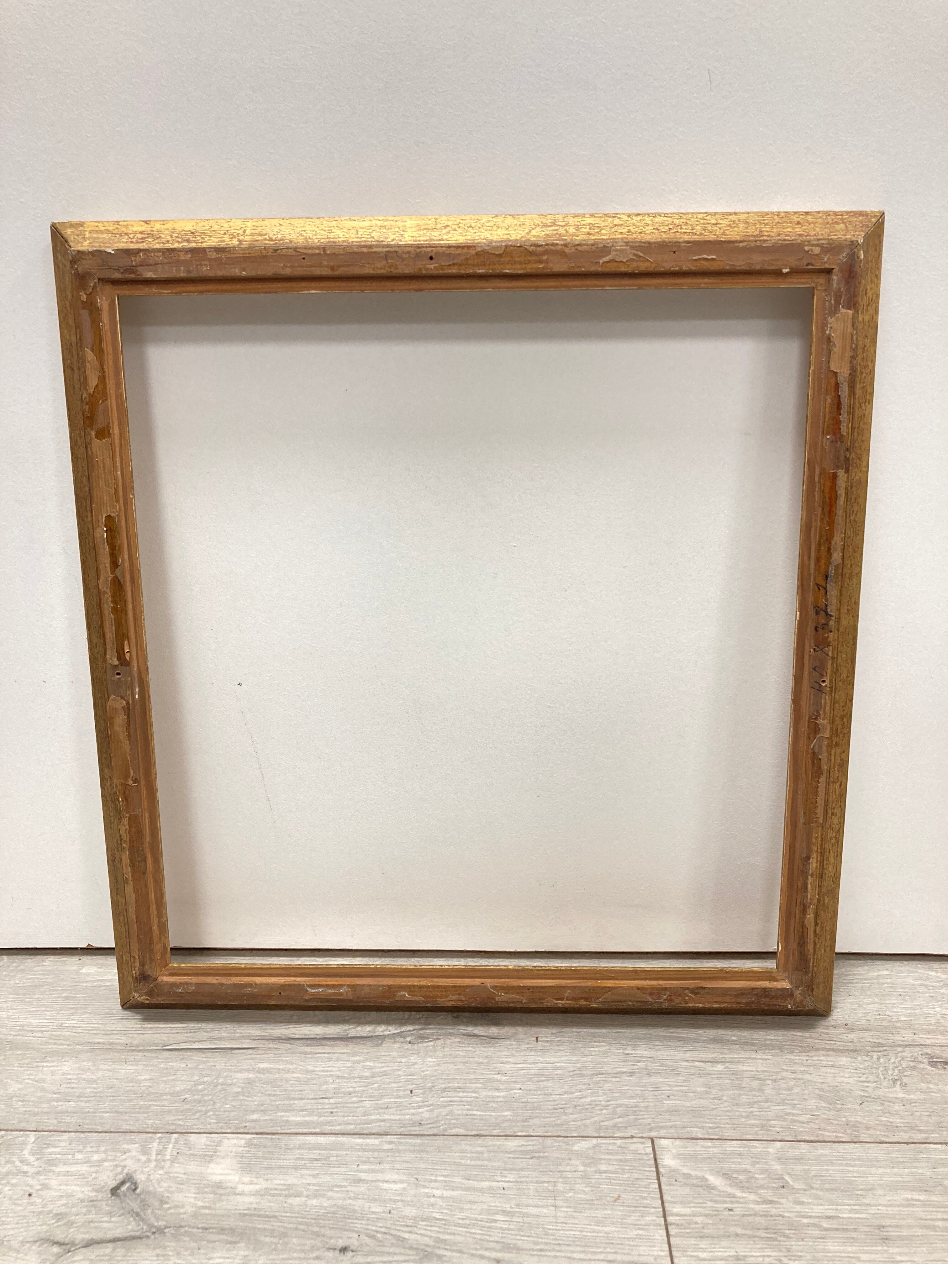 Golden vintage frame