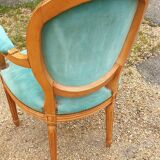 Armchair medallion louis xvi