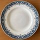 6 antique flat plates in Saint-Amand earthenware (Nord)