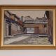 Original Oil on Canvas – “Side Street” by Yo Johansson – Signed, Framed