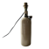 Bottle lamp base in stoneware