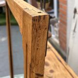 Oak wall mirror
