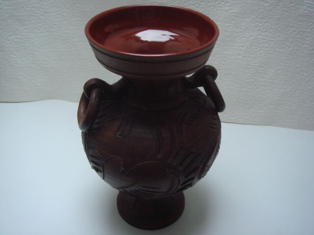 Terracotta vase