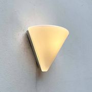 Wall lamp in glass from the Postmodern T+L Royal Typ L 133 series by Keuco, 1980s.